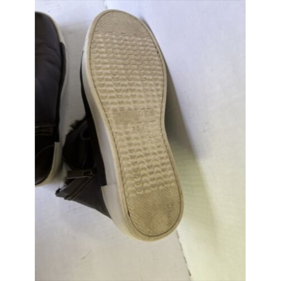 J/Slides Women's Victory Boot Dark Brown Leather Shoe Size 6 - Picture 7 of 10